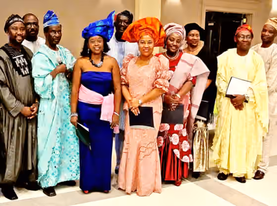 Orang Yoruba — A group of Yoruba people at a public function.