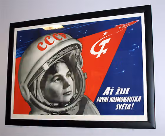 Sovietwave — Exploring Space - The Science Museum Russian Vostok-6 poster.