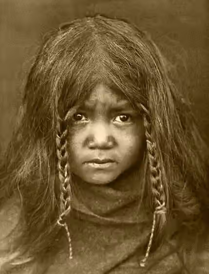 Twana — "Quilcene boy" — Coast Salish people.